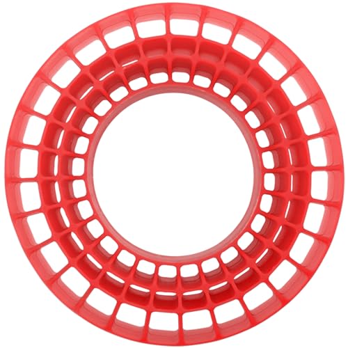 4Pcs Vgoohobby Silicone Rubber Insert Foam 1.9 Tire Inserts Foam Fit for 1.9 Crawler Tires Compatible with SCX10 TRX4 1/10 RC Crawler Car (Red) - color: Red