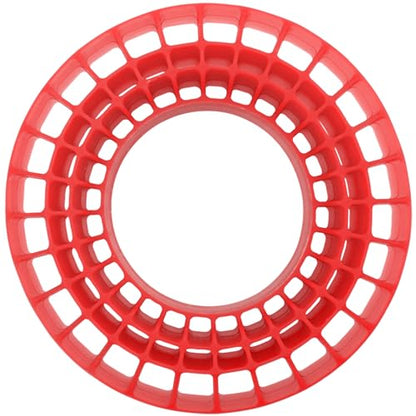 4Pcs Vgoohobby Silicone Rubber Insert Foam 1.9 Tire Inserts Foam Fit for 1.9 Crawler Tires Compatible with SCX10 TRX4 1/10 RC Crawler Car (Red) - color: Red