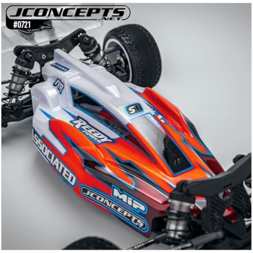 J Concepts 0721 Dragonator RC10B7.1 | RC10B7.1D Clear Body Shell w/Wing 1/10 Scale Off-Road Buggy Racing Upgrade