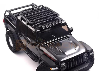 Carbon Hybrid Nylon Plastic Realistic Roof Rack for 1/10 RC Crawler TRX-4 TRX-6 axial scx10 Remanufactured Parts (G172FA(Small)) - color: G172fa (Small)