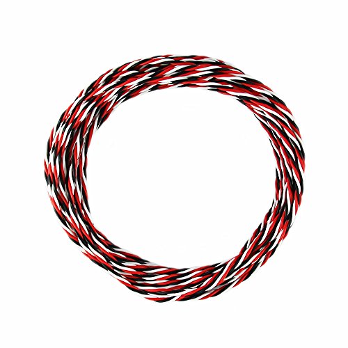 32 feet 26AWG 26# Twist Servo Extension Cable Futaba Twisted Wire Lead for RC Airplane Accessories