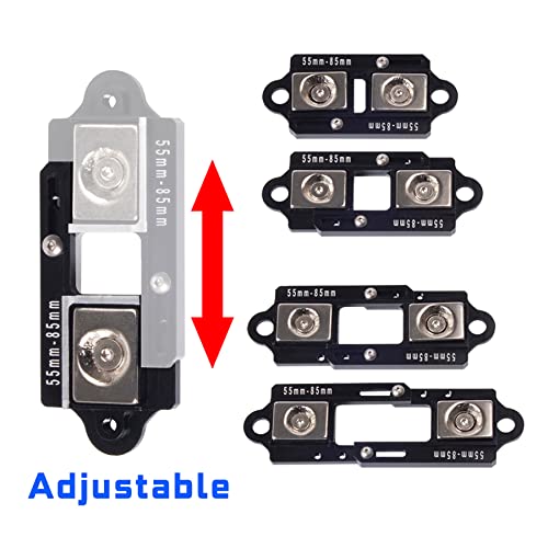 TRX4 Body Mounts 4Pcs Adjustable Magnetic Body Post Mount Car Shell Column 55-85mm for 1/10 RC Crawler Axial SCX10 TRX4 TRX6 SCX10 90046 D90 86100 MST CFX TRX4 Upgrades (RC Body mounts A) - color: Rc Crawler Body Mounts Metal
