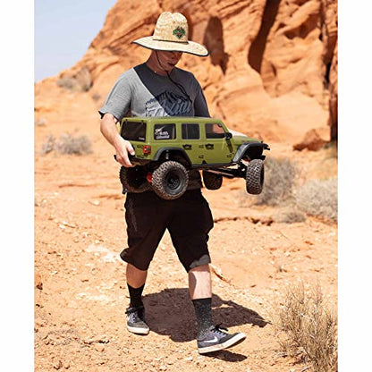 Axial RC Truck SCX6 Jeep JLU Wrangler 1/6 4WD Rock Crawler RTR, Silver | AXI05000T2, Batteries and Charger Not Included - color: Silver