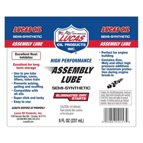 Assembly Lube/12X1/8 Ounc - size: 8 Ounce