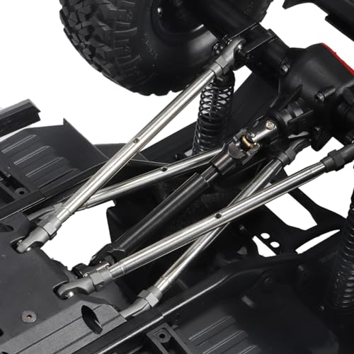 2pcs Internal Spline RC Drive Shaft for 1/10 Axial SCX10 Trx4 SCX10 II 90046 Wraith D90 TF2 Redcat Gen7 RC4WD GEN8 RC Crawler Upgrades Steel Metal Universal Joint Driveshaft (121-183mm(4.76"-7.2"))