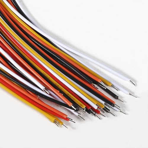 40Pairs JST-XH Connector Kit, XH 2.54mm 2/3/4/5 Pin Header Male and Female Connectors Plug Adapter with Flat Wire Cable 200mm 26AWG Compatible with JST XH (2/3/4/5P/Set) - color: 2/3/4/5P/Set