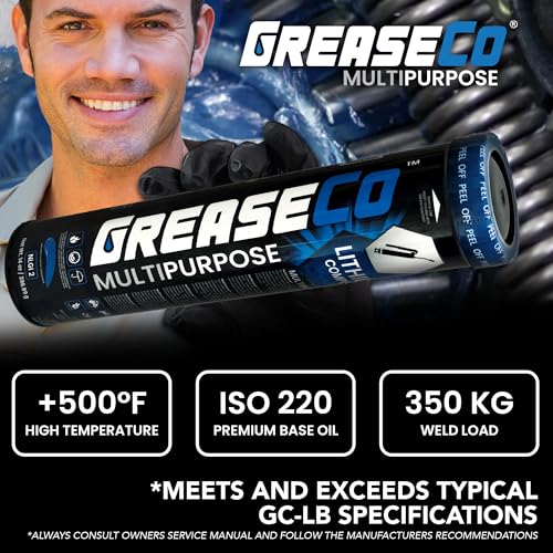 Wheel Bearing Grease Tube | Lithium Complex | High Temp | Axle | Automotive | Tractor | Truck | Ball Joint | CV | Marine Boat | Grease Gun Cartridge | Blue | Single Cartridge | NLGI 2 | Multipurpose