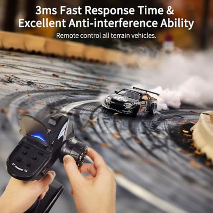 ATA HOBBY DUMBORC X6 RC Radio Transmitter and Receiver 2pcs X6FG with Gyro | 6H Remote Controller, Circuit Safety Protection, 3S Fast Response, Smart Mix Control Function, for Remote Car, Boat, Tank
