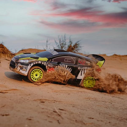 Helidirect Rlaarlo 1/10 Brushless RTR 4WD RC Rally Car - Remote Control Car RC Cars for Adults (Metal) - color: Metal