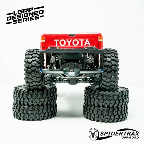 LGRP Little Guy Racing Parts RC Car Truck SCX24 1/24 Spider 9™ Signature Series Rear AXLE Compatible with Comp Frame Kit, Elimator Frame Kit, Ripper Chassis Kit LGS9002