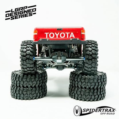LGRP Little Guy Racing Parts RC Car Truck SCX24 1/24 Spider 9™ Signature Series Rear AXLE Compatible with Comp Frame Kit, Elimator Frame Kit, Ripper Chassis Kit LGS9002