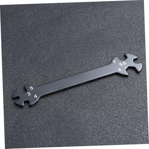 OSALADI 6-in-1 RC Wrench Tool for Turnbuckles Black Adjustable Rod Wrench Multifunctional RC Car Repair Tool Precision Features