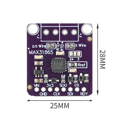 MAX31856MUD K-Type Thermocouple Digital Converter with Cold Junction Compensation, High Precision Temperature Sensor Module