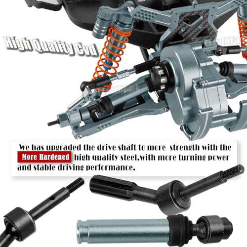 RC Upgrades Part for 1/10 Rustler Stampede (VXL) 2WD,A-Arm,Shock,Drive Shaft,Caster Block,Steering Blocks,Stub Axle Carriers,Steering Bellcranks,Links,Shock Tower,Front Bulkhead,Titanium - color: Titanium - (Rc Upgrades)