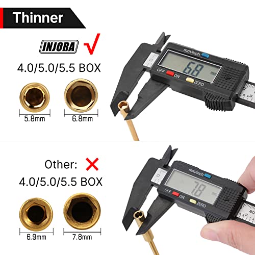 INJORA Short Handle Hex Screwdriver Nut Driver Tools 1/18 1/24 RC Crawler