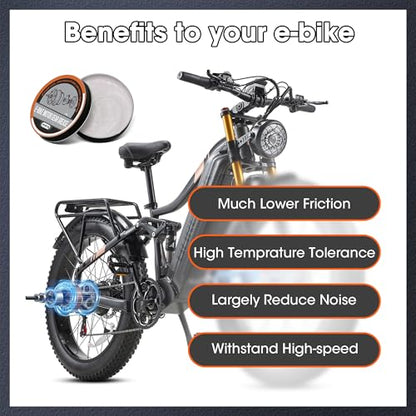 E-Bike Lithium Grease, Multi-Purpose Lubricant Lithium Motor Grease, Lubricating Oil for eBike Motor, Gears |Waterproof, High-Performance Lubricant for Household Use, Automotive,Industrial