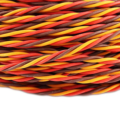 32 feet 22AWG 60cores Twisted Servo Lead Servo Extended Cable Twisted Wire for JR Servo Extension