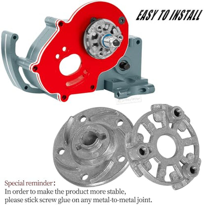 RC Differential Transmission Gear & 90T Spur Gear & Slipper Clutch & Pressure Plate & Slipper Rebuild Kit Upgrades Part for 1/10 Slash/Stampede/Bandit/Rustler 2WD VXL,Navy Blue - color: Navy Blue(1set)