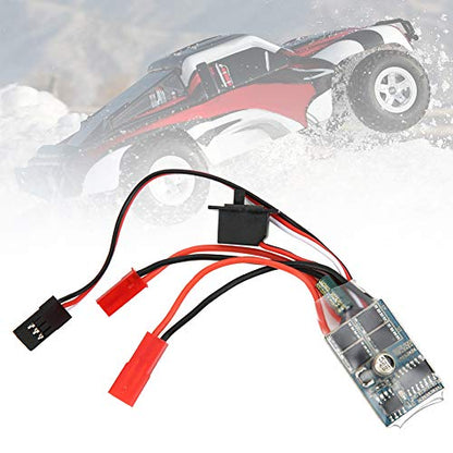 RC Motor Speed Controller, 30A 4-8V ESC Two Way Sensorless Brushless Motor Electric Speed Controller for 1/16 1/18 1/24 Car Boat (with Brake) Rc Speed Controller - size: with brake