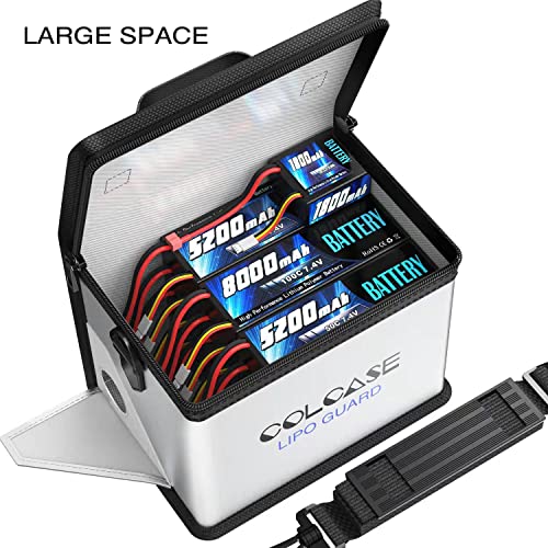 COLCASE Lipo Battery Bag and Ebike Battery Bag Combo Storage for Lipo Batteries ebike Batteries