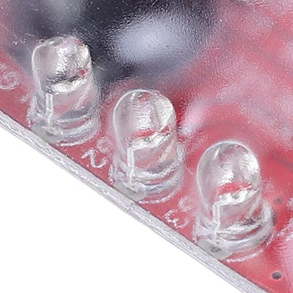 FTVOGUE Lipo Battery Voltage Alarm, Compact Real Time Low Voltage Monitor with Buzzer LED Warning for RC Drones DIY Electronics PCB 2S 3S Battery Checker 5 Pack