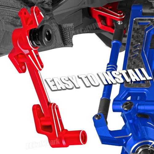RC Upgrades Part for 1/10 WideMaxx,Model# 89086-4,Suspension Arms,Caster Block,Steering Blocks,Rear Stub Axle Carriers,Drive Shaft Axles,Camber Links,Tie Rod & Servo Horn,Red - color: Red - (Rc Upgrades)