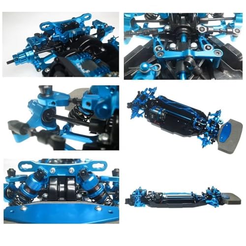 RC Car Accessories Compatible with Tamiya for TT02 for TT-02 1/10 RC Car Upgrade Parts Replacement Accessories Metal Steering Assembly with Bearing