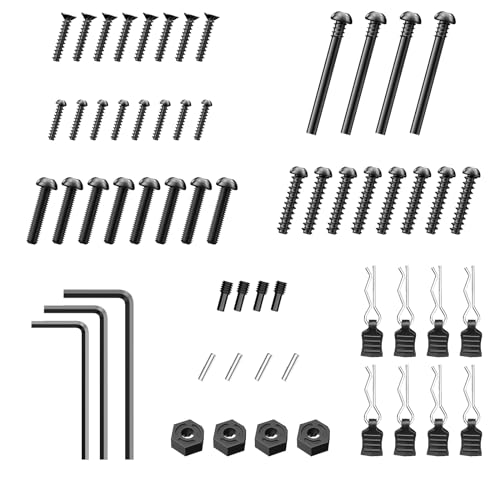HYPER GO KS003 RC Car Accessories Screw Kit, Spare Parts RC Vehicle Accessories for All 1/14 1/16 Scale