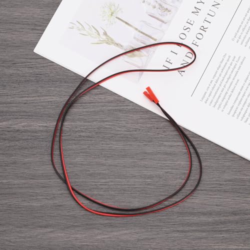 4Pcs JST Plug Connector Cable 2Pin Male to Female Extension Cable Compatible with RC Model Car Retrofitting Radio Control 22AWG 100cm