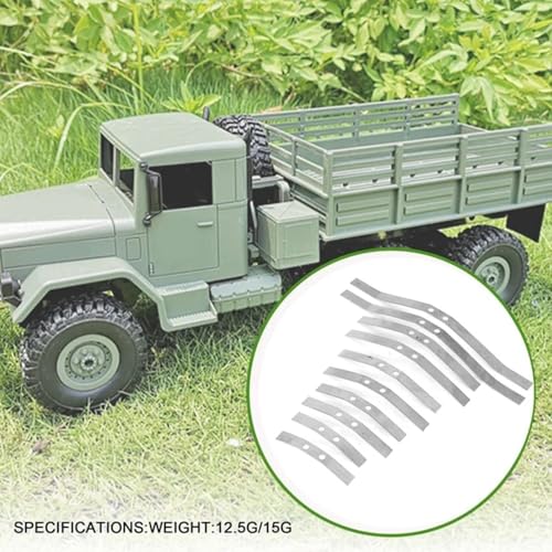 RC Vehicles Parts for WPL for B14 B24 B16 B36 1/16 RC Truck Car Parts 2 Set Steel Shock Absorption for Leaf Springs Suspension rc Modified Accessories