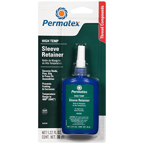 Permatex 64040 High Temperature Sleeve Retainer, 36 ml - size: Pack of 1, style: 36 ml