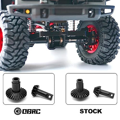 OGRC 26T/12T Rear Differential Axle Gears Steel Helical Gear Set for TRX4M 1/18 RC Crawler Car - 1set