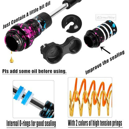 RC Upgrades Part for 1/10 Slash 2WD,Driveshafts,Shock Absorbers &Suspension Arms &Turnbuckles Links&Caster Blocks &Steering Block &Stub Axle Carriers &Shock Towers &Bulkhead,Polychrome - color: Polychrome(2wd)