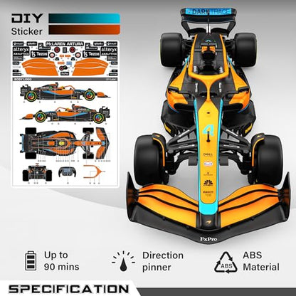 Voltz Toys Authentic Licensed 1:18 McLaren F1 MCL36 Remote Control Car - F1 Collection RC car Series for Kids and Adults - 2.4GHz RC Car for Gift (1:18 McLaren F1 MCL36) - color: 1:18 Mclaren F1 Mcl36