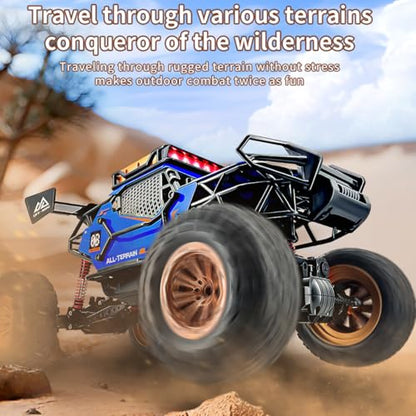 Extra Large 1:6 Scale Remote Control Car for Kids,4WD Full-proportional Off Road Mega RC Monster Trucks，19.5 Inch 2.4Ghz Rock Crawler Toy All Terrain Climbing, Christmas Birthday Gift for Kids Adult