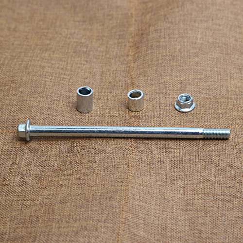 Mokuo 10mm 175mm Front Rear Axle with Bushing 6mm 15mm 20mm Fit for Motorcycle Pit Dirt Bike Moped Scooter QUAD ATV Mini Bike Parts - size: 10-175