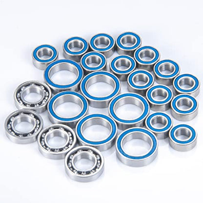 24Pcs Wheel Hubs Axle Bearing Kit for Element RC Enduro Sendero | 1/10 RC Car Model Parts Rubber Sealed Ball Bearings