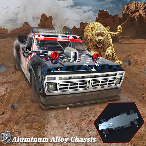 Cheerwing 1:10 Brushless RC Cars for Adults,70+KMH RC Drift Car,Hobby RC Racing Car with 3000mAh Lipo Battery,Remote Control Truck for Adults