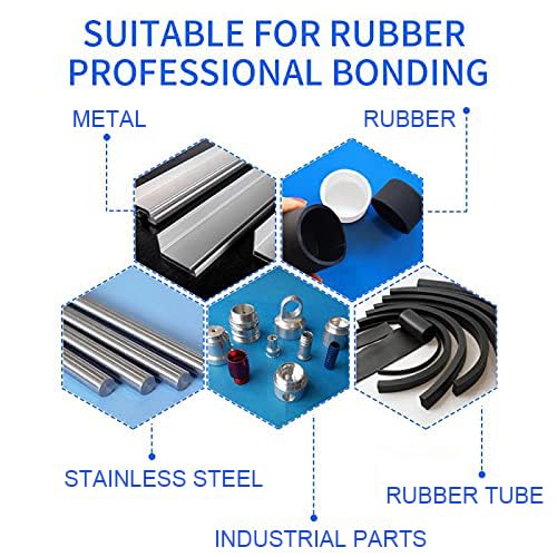 Super Glue for Rubber, Instantly Strong Adhesive for Rubber, Tire, Shoes, Boots, Belt, Foam, DIY Crafts, Rubberized Speaker, Tube - Black, Waterproof, Heat-Resistant