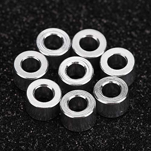 Cosiki Spacers, Spacer, 8pcs/Set RC Spacer Axial SCX10 RC Car Aluminium Alloy Washer Soild RC Shock Damper Spacer for RC Crawler, RC Truck, RC Car