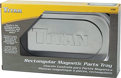 Titan 21265 Rectangular Magnetic Parts Tray (5-3/8 x 9-3/8)