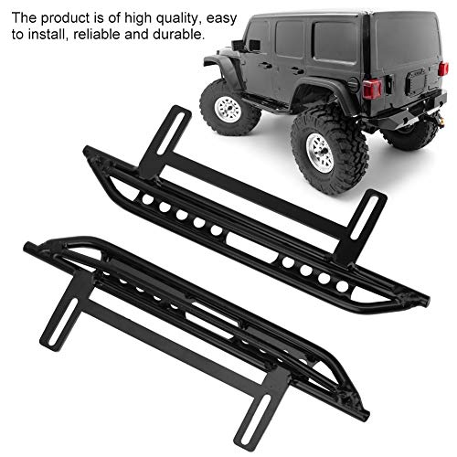 RC Metal Side Pedal, Metal Side Step Board Footboard Pedal Plate for Axial SCX10 II 90046 Crawler 1/10 RC Car