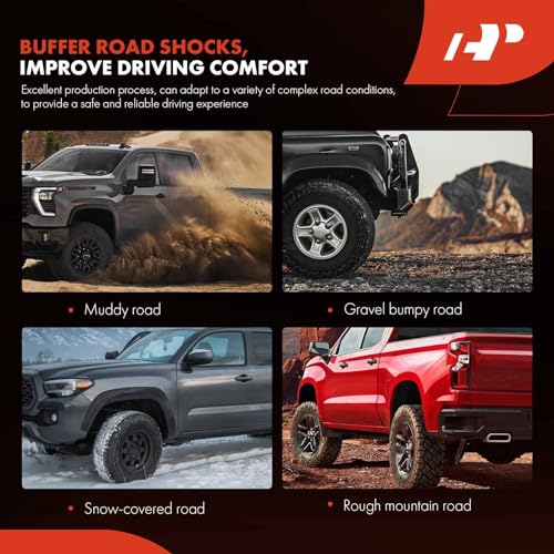 A-Premium Set of 4, Rear Upper Rearward Control Arm, Sway Bar Link | Compatible with Chevrolet Traverse 09-17, GMC Acadia 09-17, Acadia Limited 07-16, Buick Enclave 08-17, Saturn Outlook 07-10
