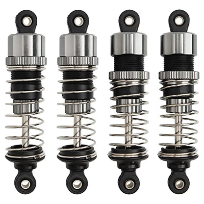 4 Pieces M16100A RC Aluminum Capped Shocks Absorber Assembly Spare Parts for 1:16 16889 16890 16890A 16889A HM161 RC Trucks - color: 4 PCS