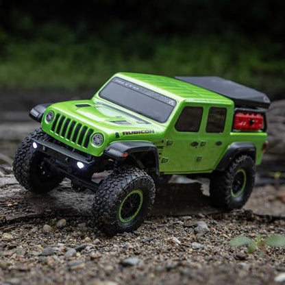 Axial SCX24 Jeep Gladiator RC Truck 4WD Rock Crawler Green AXI00005V2T3 | Brushed, RTR Ready-To-Run, Nothing Needed to Complete - color: Green