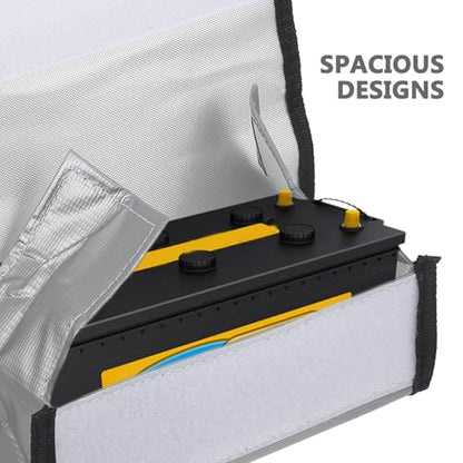 Fireproof Lipo Battery Storage Bag High-Temperature Resistant Reusable Safety Pouch for Rc Drone Batteries and Charging