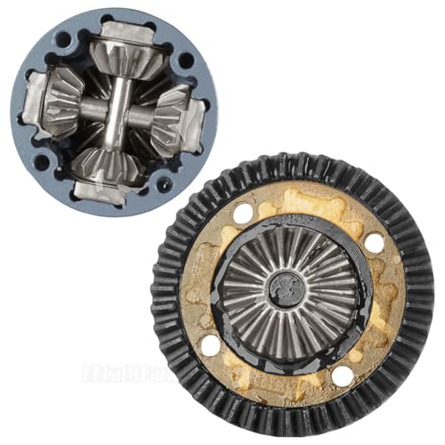 RC 43T Differential & 10T Main Gear Upgrades Part for 1/7 Big Rock/Mojave/Fireteam V2 6S BLX,1/8 Kraton/Outcast/Notorious Talion 6S BLX & EXB,Replace ARA310990,#ARA310979,Titanium - color: Titanium - (Differential)