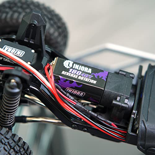 INJORA 180 PRO Brushed 48T Motor with Steel Pinion for 1/18 TRX4M