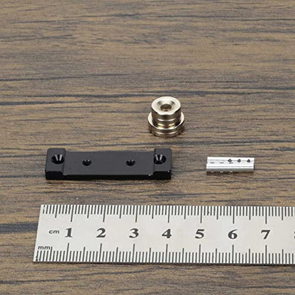 RCAWD Magnets Body Mount for Axial 1/24 SCX24 Upgrades Crawlers, Body Post Aluminum Parts for AXI90081 AXI00001 AXI00002 AXI00005 AXI00006 Black - color: Black