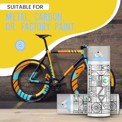 Spray.Bike Spray Paint - Coldharbour Lane (Sky Blue) | Designed Mainly for Bicycles | Multi-Use Acrylic Spray Paint for Metal, Plastic | High Coverage Bike Paint, 400ml - color: Coldharbour Lane